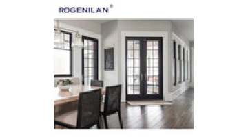 Hurricane proof Florida FPA NOA NFRC standard escape door automatic aluminum french door Barrier-free doors1