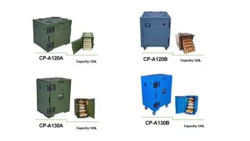 95 Quart Hot Box with Wheels for Catering and Restaurants, Insulated Food Pan Carrier