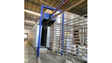 Prep station spray booth Automatic Aluminum Profile Spraying Line Electrostatic Powder Coating Line electrostatic paint ovens1