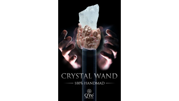 Q're Rock Crystal Wand