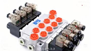 P40-DKL Solenoid-Operated 4-Way Monoblock Directional Control Valve