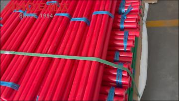 POM Green Red Rod Polyoxymethylene Plastic Rod