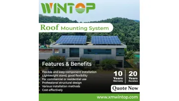PV Module Tin Roof Solar Rail Installation Racking System1