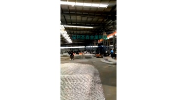 1x1x1 8X10CM Hexagonal Hole Galvanized gabion boxes retaining wall Woven Stone Filled Gabion Basket1