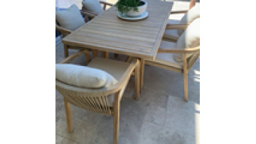 Hot Selling  Wooden Home Furniture Rattan Wicker Back with Soft Cushion Dining Kitchen Wood Restaurant Chair1