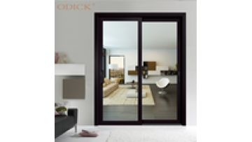 Frame Sliding Door Commercial High Security Shop Front Aluminium Alloy Double Tempered Lowe Glazed Extrusion Aluminum Glass1