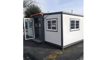 20ft Portable Container House with Luxury Bathroom - Small 2 Bedroom Prefab Greenhouse for Sale1