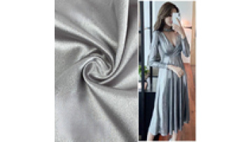 Hot Sale American Satin Fabric Crystal Shiny Silk Fabric Glitter Poly Satin Fabric1