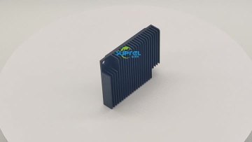 Black heatsink fins