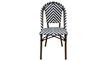 Outdoor Garden Wicker Rattan Dining Paris Bistro C