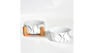 marble pet bowl