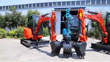 CE EPA EURO 5 China small digger machinery