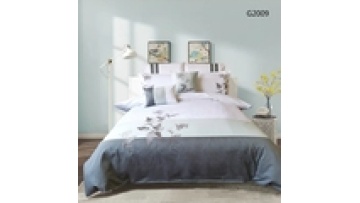 Queen king size duvet cover set microfiber embroidery design patchwork duvet cover and pillowcase 8pcs set1