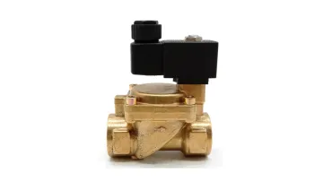 2/2 Way Normally Closed Diaphragm Piloted Water Air Gas Brass Solenoid Valve 12VDC 24VDC 24VAC 110VAC 220VAC1