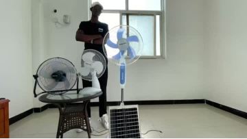 solar fan with solar panels