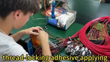 Thread-Locking Adhesive Applying