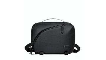 Slant Zipper Quick Access Crossbody Bag