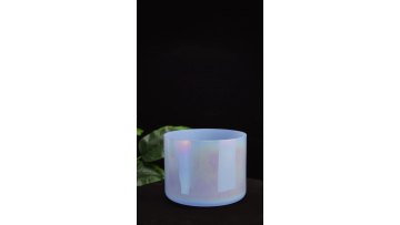 Q're Macaron Indigo Crystal Singing Bowl