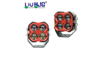 HJG M1 White Yellow Led Dual Color Spotlight Motor Accessories Motorcycle Headlight Mini Driving Light For Spotlight Lamp1