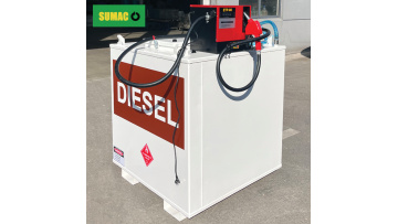 Diesel tank with pump
