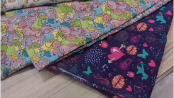 Floral 95% cotton 5% spandex jersey digital printing stretch fabric for clothing1