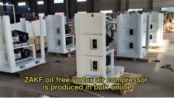 Oil Free Scroll Machine Goes Online