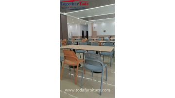 HD66B  Durable Modern Popular Plastic Stackable Chair with Ergonomic Comfort