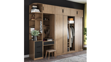 Modern Panel Sliding Door Wardrobe Storage Sliding Door Luxury Bedroom Sliding Wardrobe Combination 4 Door Cabinet1
