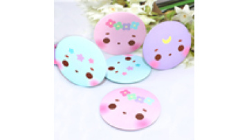 Hand Mirror Metal Small Compact Handheld Round Mirror Custom Cosmetic Hand Vintage Mirror1