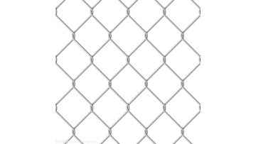 Galvanized Chain link mesh fence