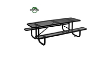 Thermoplastic Coated 96 Inches Expanded Metal Picnic Tables for American Schools1