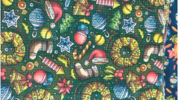Waffle Cloth Custom digital printing Fabric 4 way Elastane super soft waffle fabric in rolls1