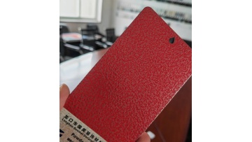 red silver flower powder coatings