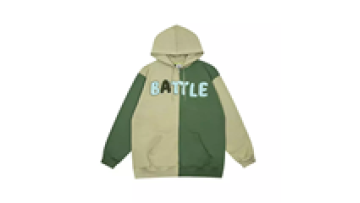 Designer Double Layer 480 GSM Hoodie 100% Cotton Print No Pockets Hoodies1