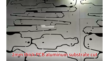 2mm thick PCB aluminum substrate cutting