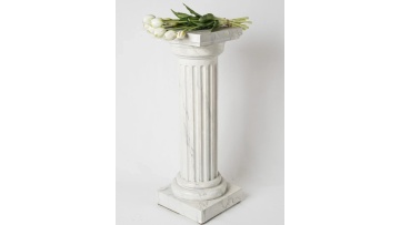Classic Greek Marble Pedestal Column for Home Decor
