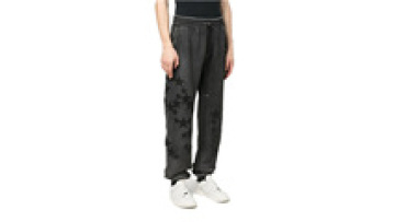 Vintage Embroidery Designs 100% Cotton French Terry Sweat Pants for Men1