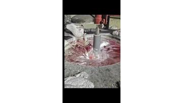 The degassing process of graphite rotors in molten aluminum