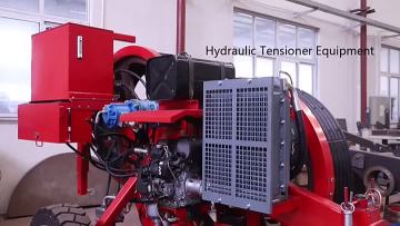 40kN hydraulic cable tensioner stringing equipment