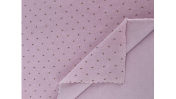 Polyester printed velvet
