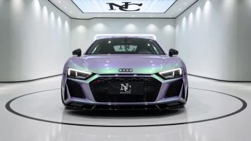 PL31-P Platinum Purple & Green Car Wrap