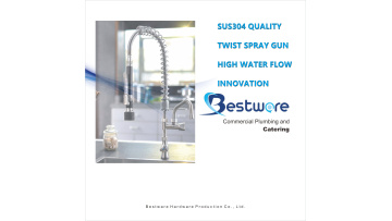 Efficient and Water-saving Dishwashing by Bestware Spray Valve