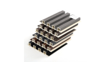 160*24mm Durable Easy Installation Interior Modern Louvers Type Grating Plate Cladding Interior Wpc Wall Panel1