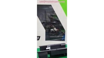 Injection plastic base black
