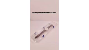 30cm Length Jewelry/Wafer Suspension Plastic Clear Packaging Display Watch Membrane Box1