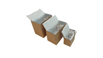 Aluminum film insulation corrugated boxes with liners