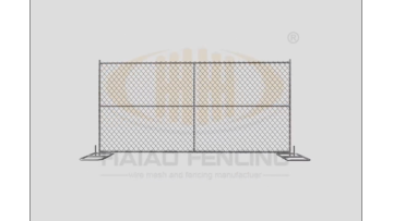 Mobile fence America chain link temporary panel fence1