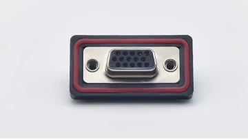 Waterproof D-sub Connector Three Rows Female Solder Type 15P
