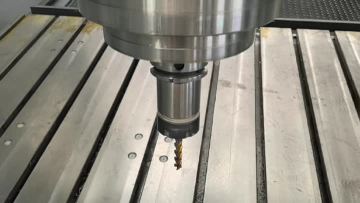 Realistic view of horizontal machining center