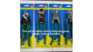 Green wire rope cutters